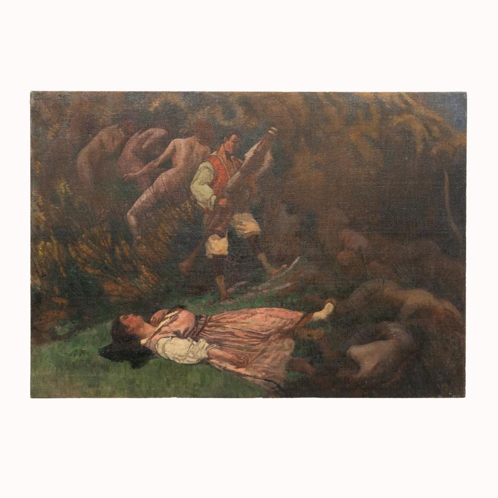 studio preparatorio per il suono e il sogno · Gliubich Casa d'Aste · 2025-06-27 Basilio Cascella comparable auction result: studio preparatorio per il suono e il sogno