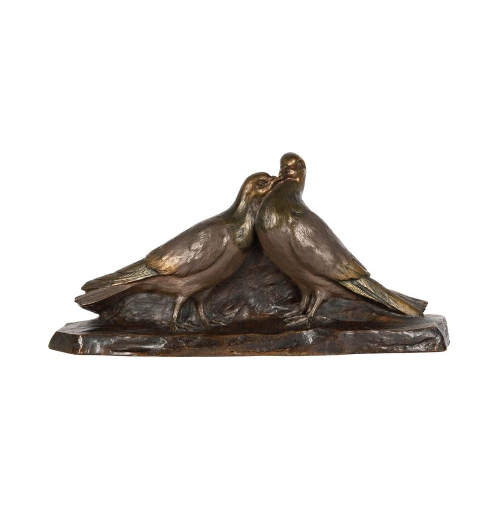 giuseppe d aste 1881 1945 pair of lovebirds · Abell Auction · 2025-06-11 Giuseppe D'Aste comparable auction result: giuseppe d aste 1881 1945 pair of lovebirds