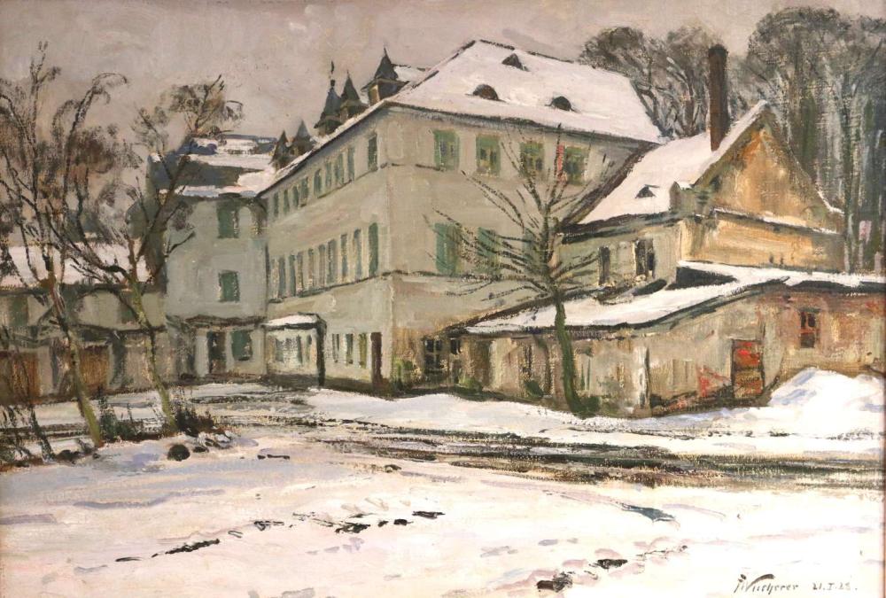 Fritz Wucherer comparable auction result: fritz wucherer 1873 1948 hotel pfaff in k nigstein l auf leinwand sign