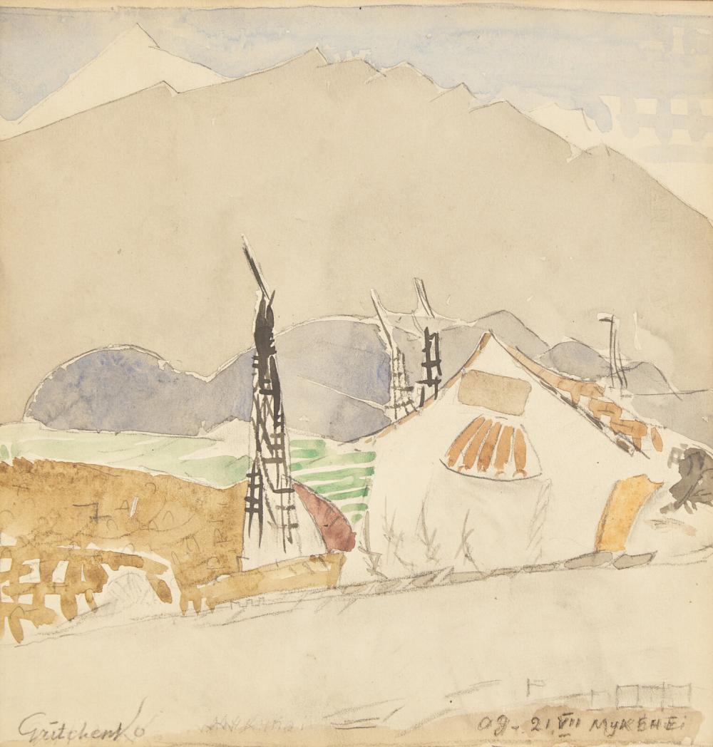Alexis Gritchenko comparable auction result: alexis gritchenko ukrainian 1883 1977 cypr s myc nes 1921