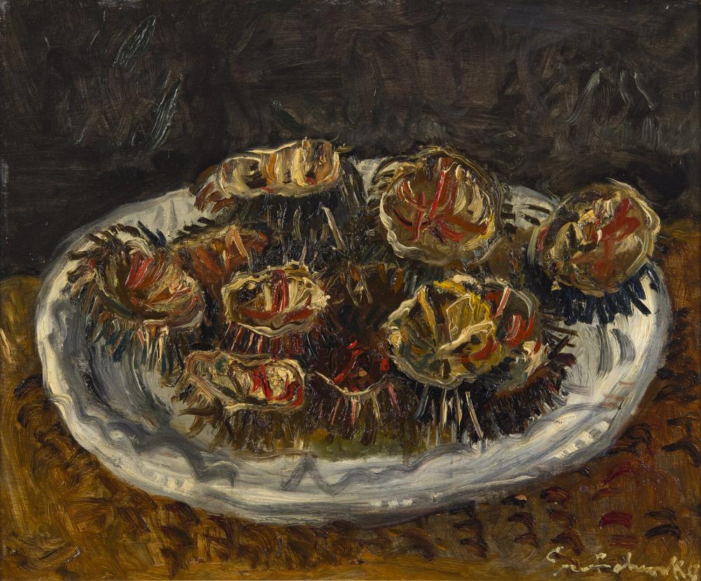 Alexis Gritchenko comparable auction result: alexis gritchenko ukrainian 1883 1977 assiette d oursins