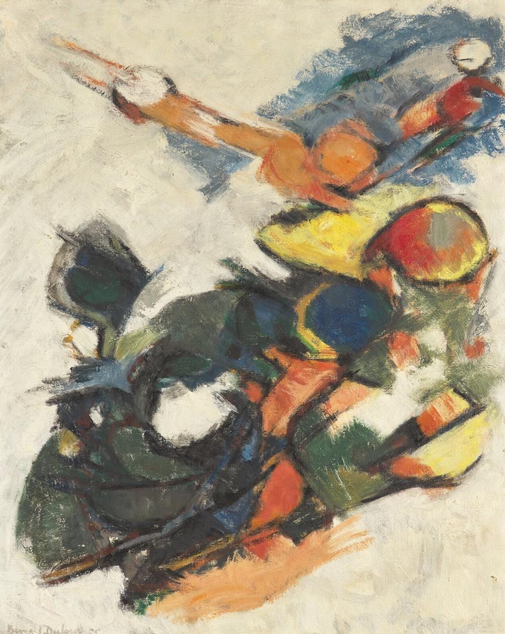Bernard Dufour comparable auction result: bernard dufour french 1922 2016 untitled 1955
