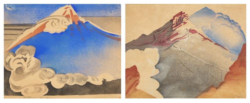 Gerardo Murillo comparable auction result: dr atl gerardo murillo mexican 1875 1964 two works mountain scene i together with mountain scene ii 2