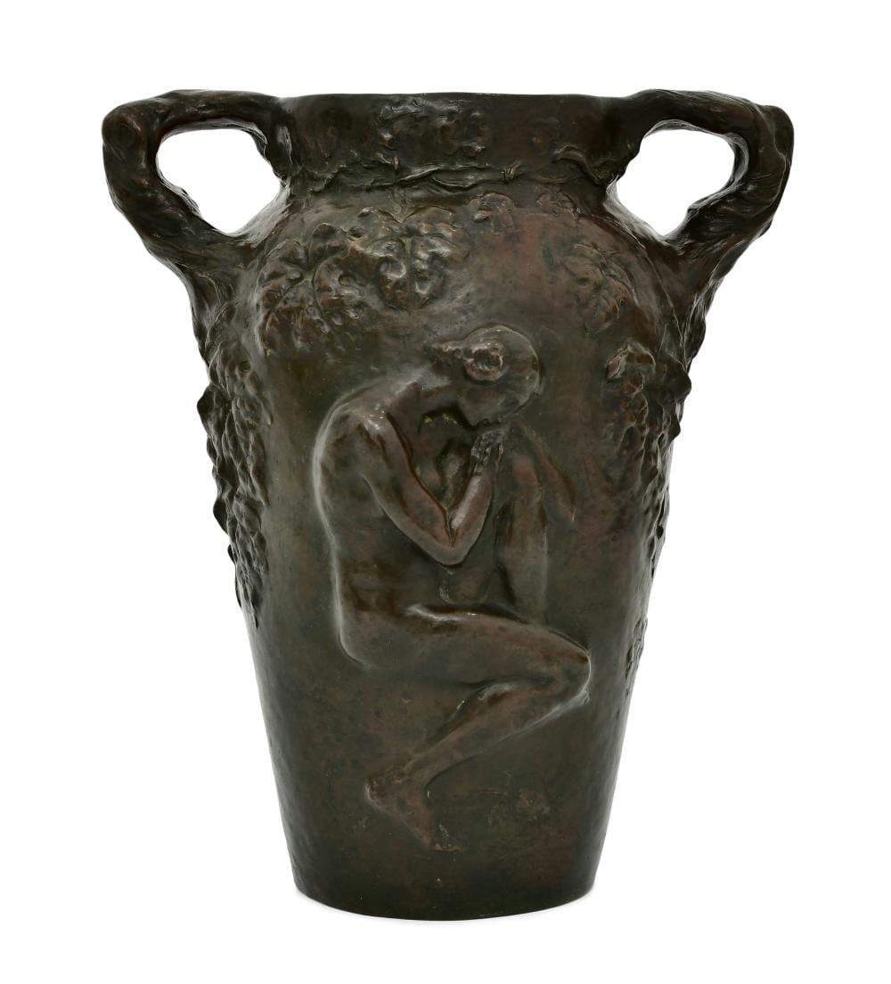 Charles Vital-Cornu comparable auction result: charles vital cornu french 1851 1927 figural two handled vase