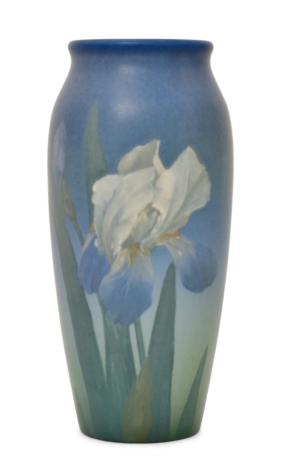 Ed Diers comparable auction result: rookwood pottery iris vase decorated by ed diers