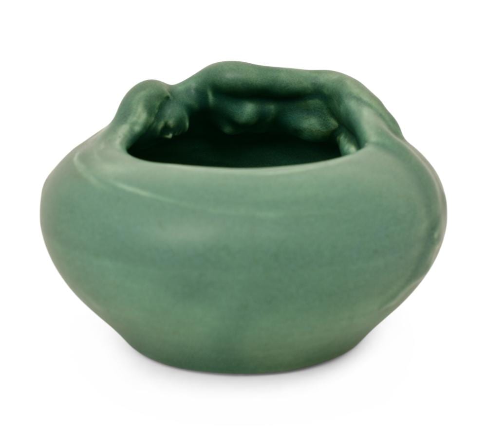 rookwood pottery bowl with female nude decorated by anna marie valentien · Fontaine's Auction Gallery · 2025-06-22 Anna Marie Valentien comparable auction result: rookwood pottery bowl with female nude decorated by anna marie valentien