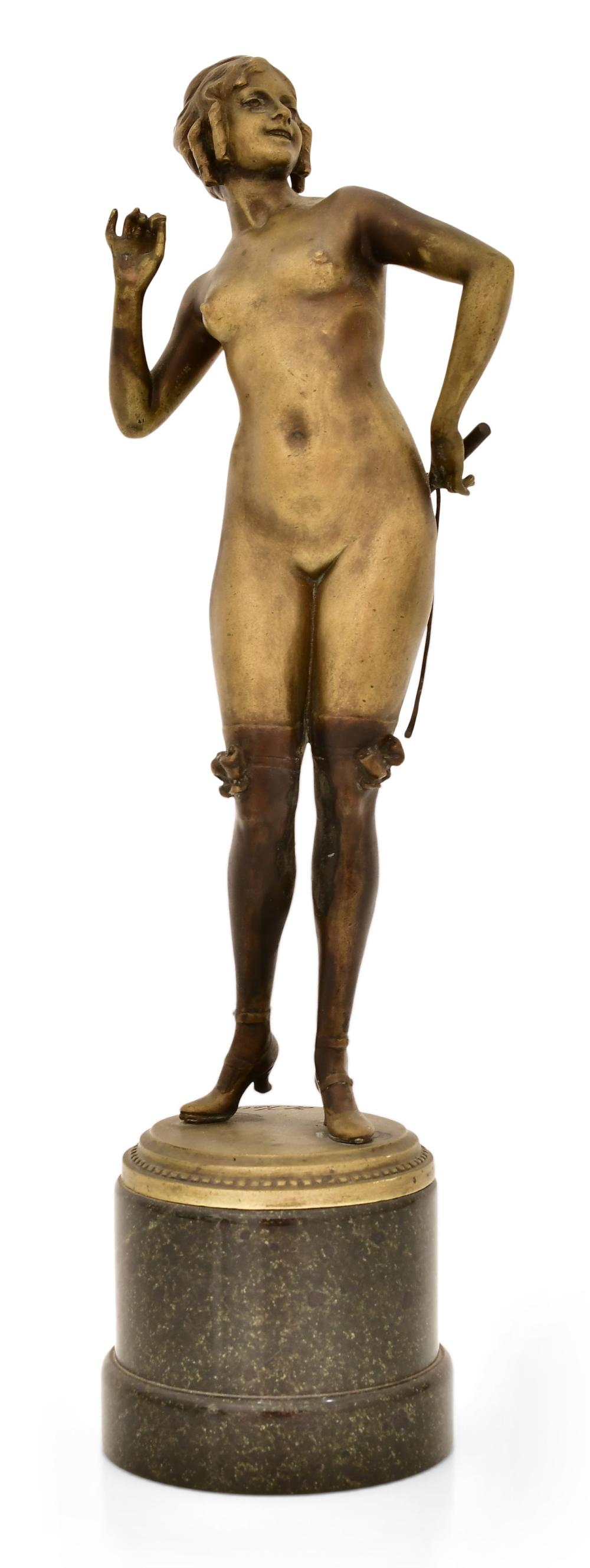 Hans Keck comparable auction result: hans keck austrian 1875 1941 female nude with whip