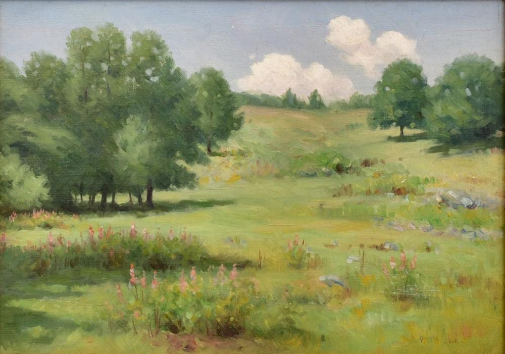 John Willard Raught comparable auction result: john willard raught american 1857 1931 spring landscape