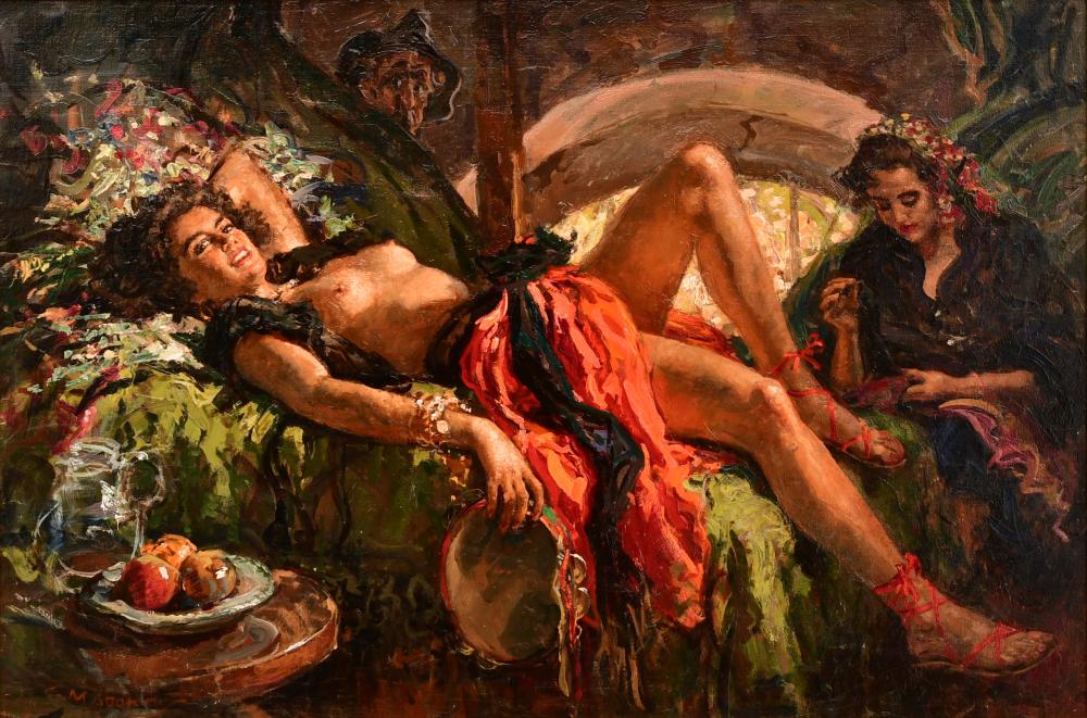 Giovanni Madonini comparable auction result: giovanni madonini italian 1915 2001 lazy day