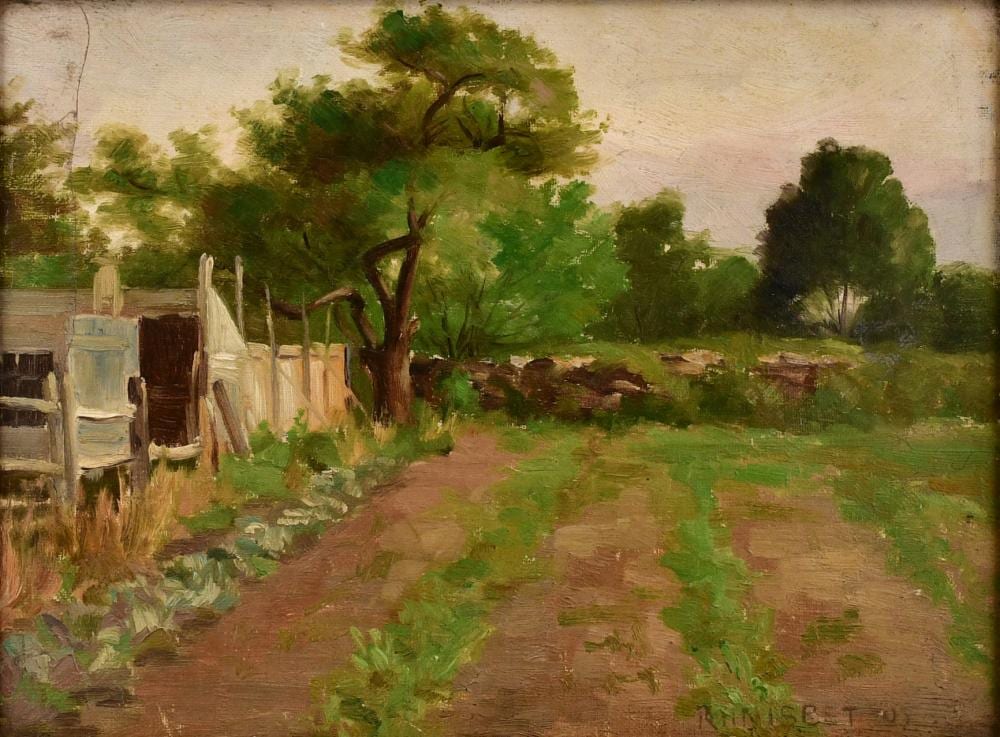 Robert Hogg Nisbet comparable auction result: robert hogg nisbet american 1879 1961 farm landscape