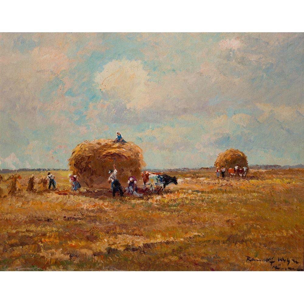 Randolf Wehn comparable auction result: randolf wehn german 1911 1987 oil on canvas