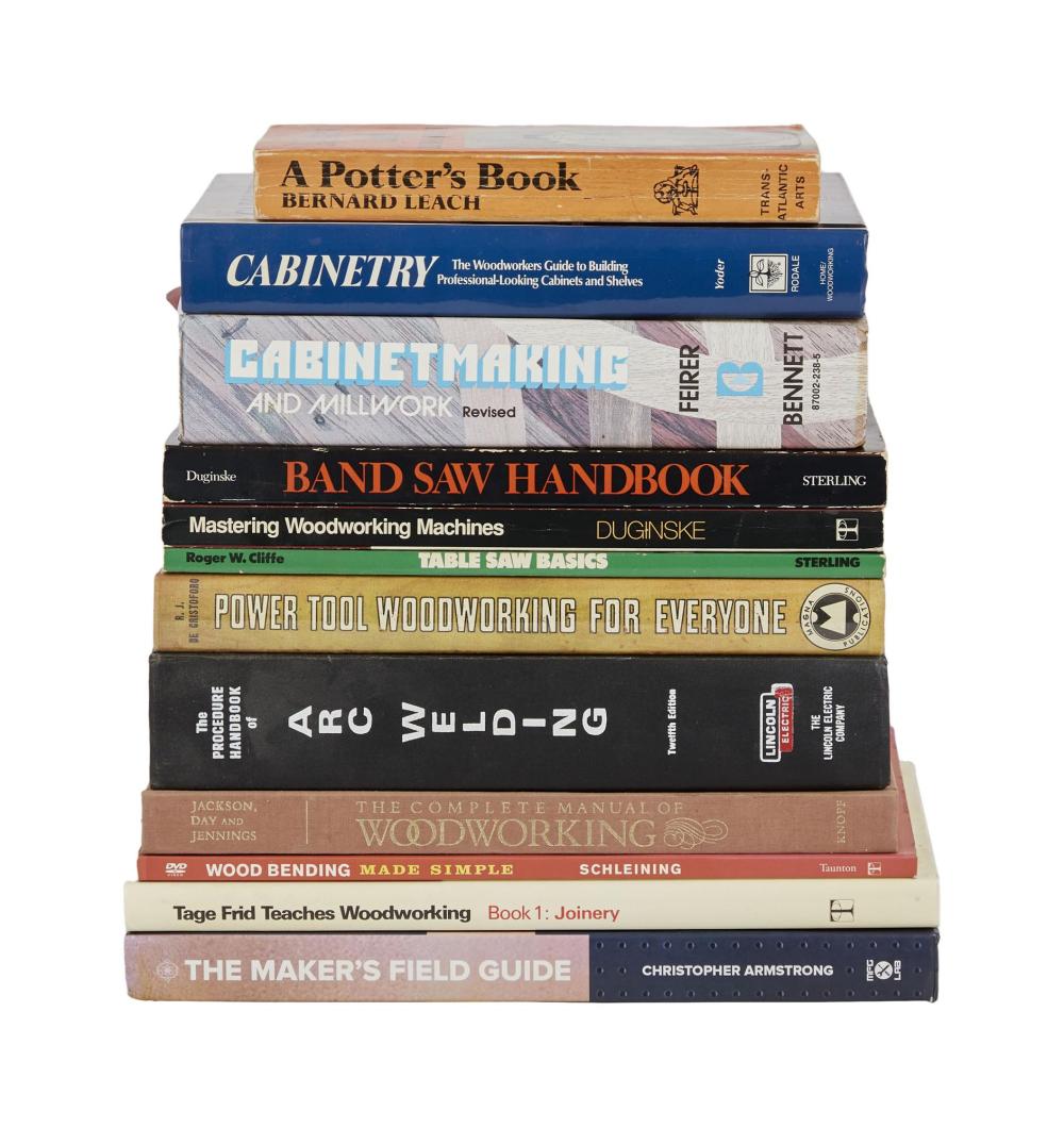 David Lynch | Woodworking Books with VHS Tapes and Vintage Magazines sold by Julien's Auctions, lot 170 — auction record photograph