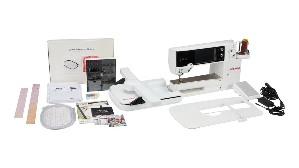 David Lynch | Bernina 880 Plus Sewing Machine and Accessories with Travel Cases sold by Julien's Auctions, lot 280 — auction record photograph
