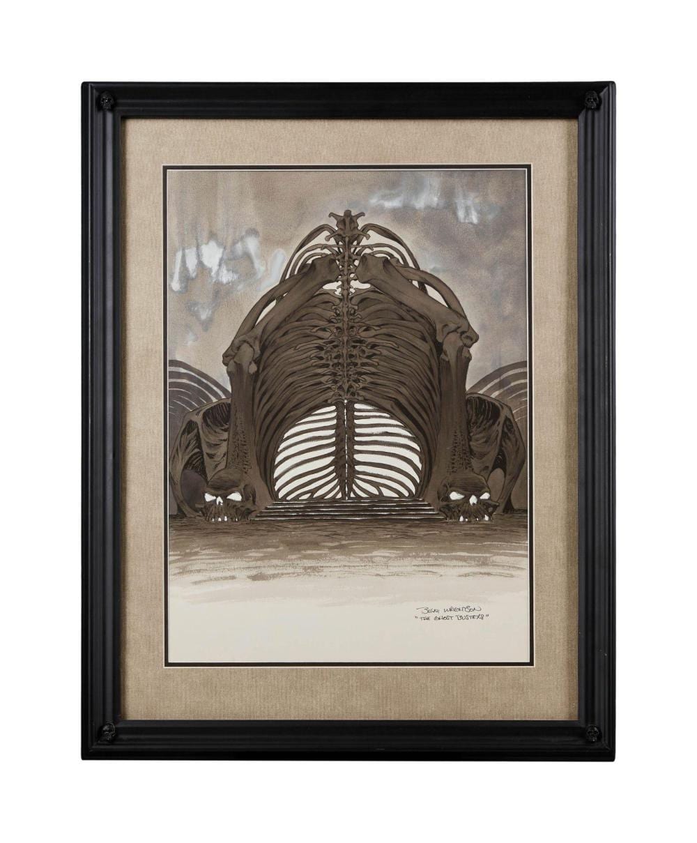 Bernie Wrightson comparable auction result: ghostbusters bernie wrightson the gates of hell original concept artwork