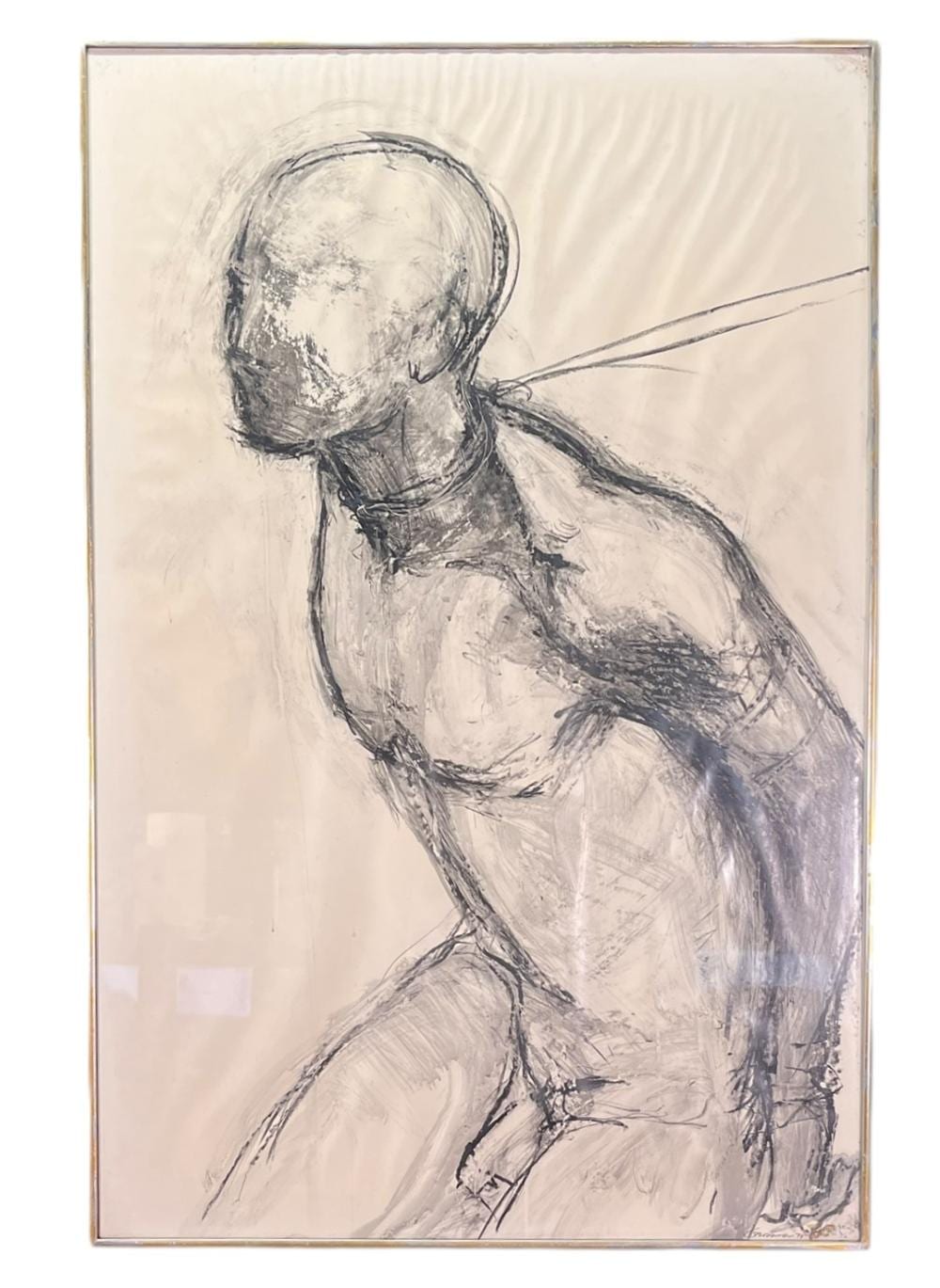 Nancy Grossman comparable auction result: nancy grossman tether lithograph