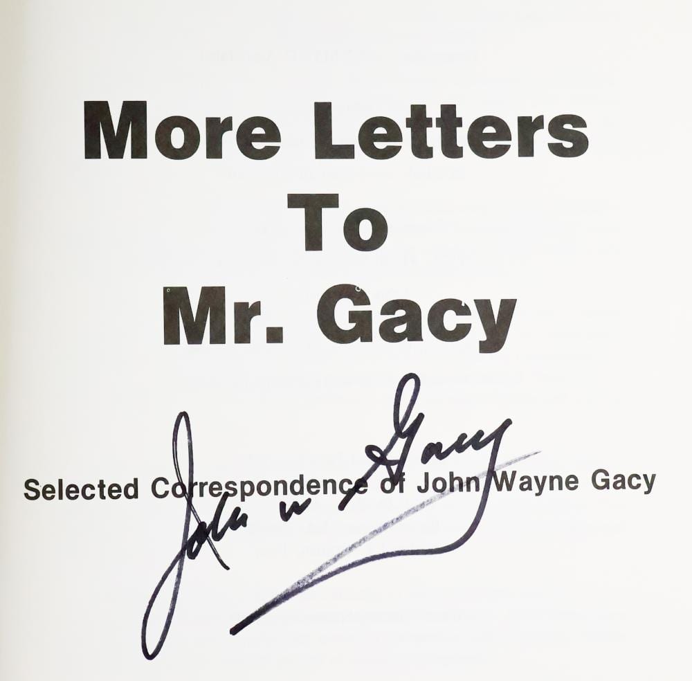 John Wayne Gacy comparable auction result: john wayne gacy