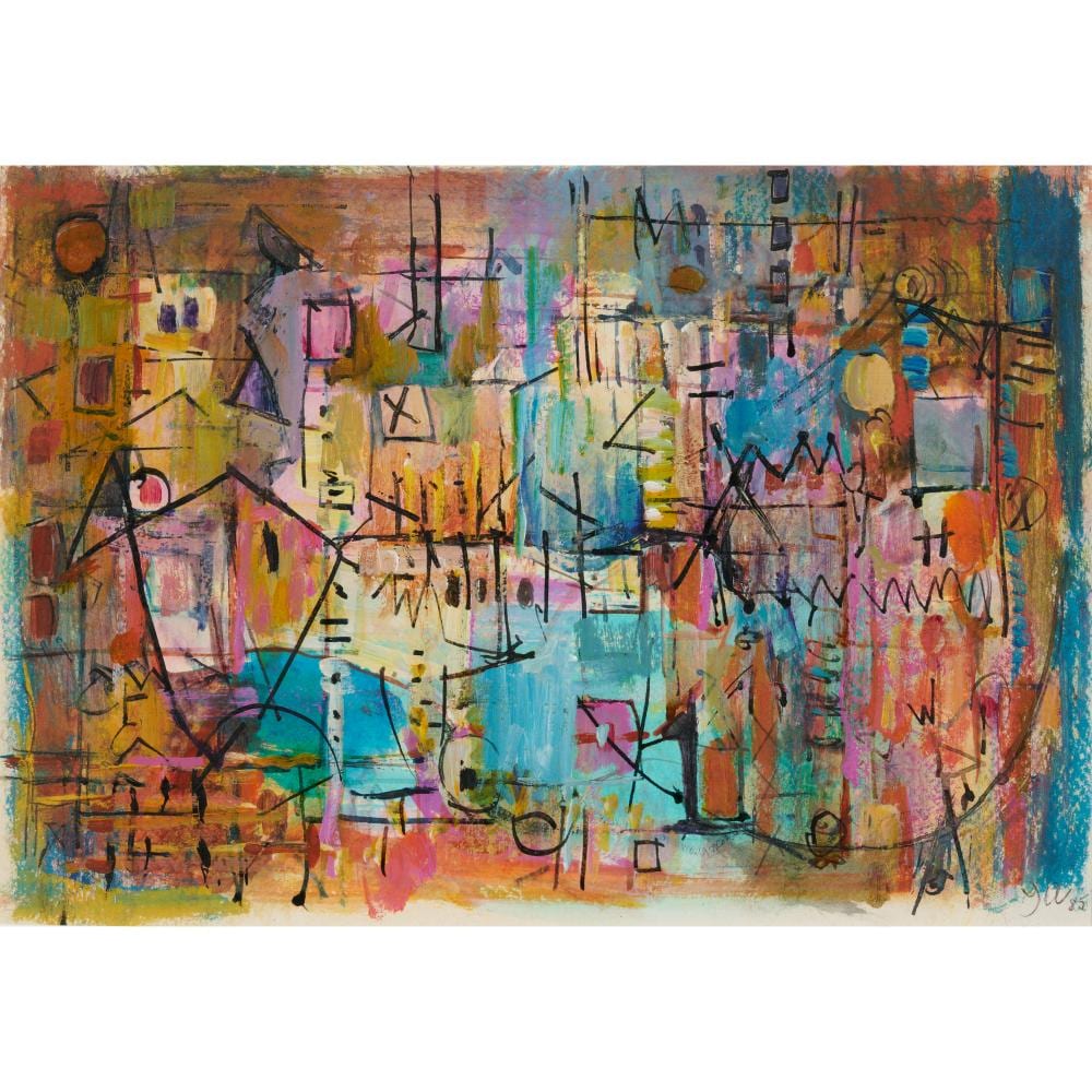 yvonne audette born 1930 untitled 1985 ink and gouache on paper 22 x 32cm · Leonard Joel · 2025-06-24 Yvonne Audette comparable auction result: yvonne audette born 1930 untitled 1985 ink and gouache on paper 22 x 32cm