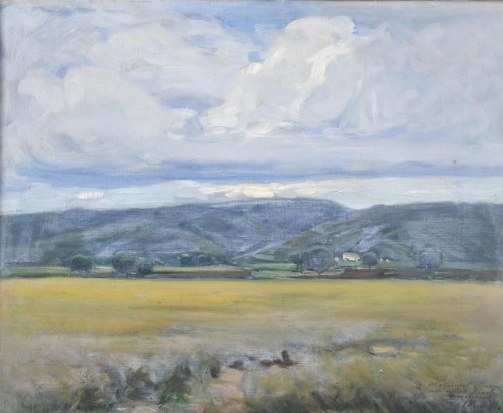 Joaquim Vancells comparable auction result: joaquim vancells 1865 1942 landscape