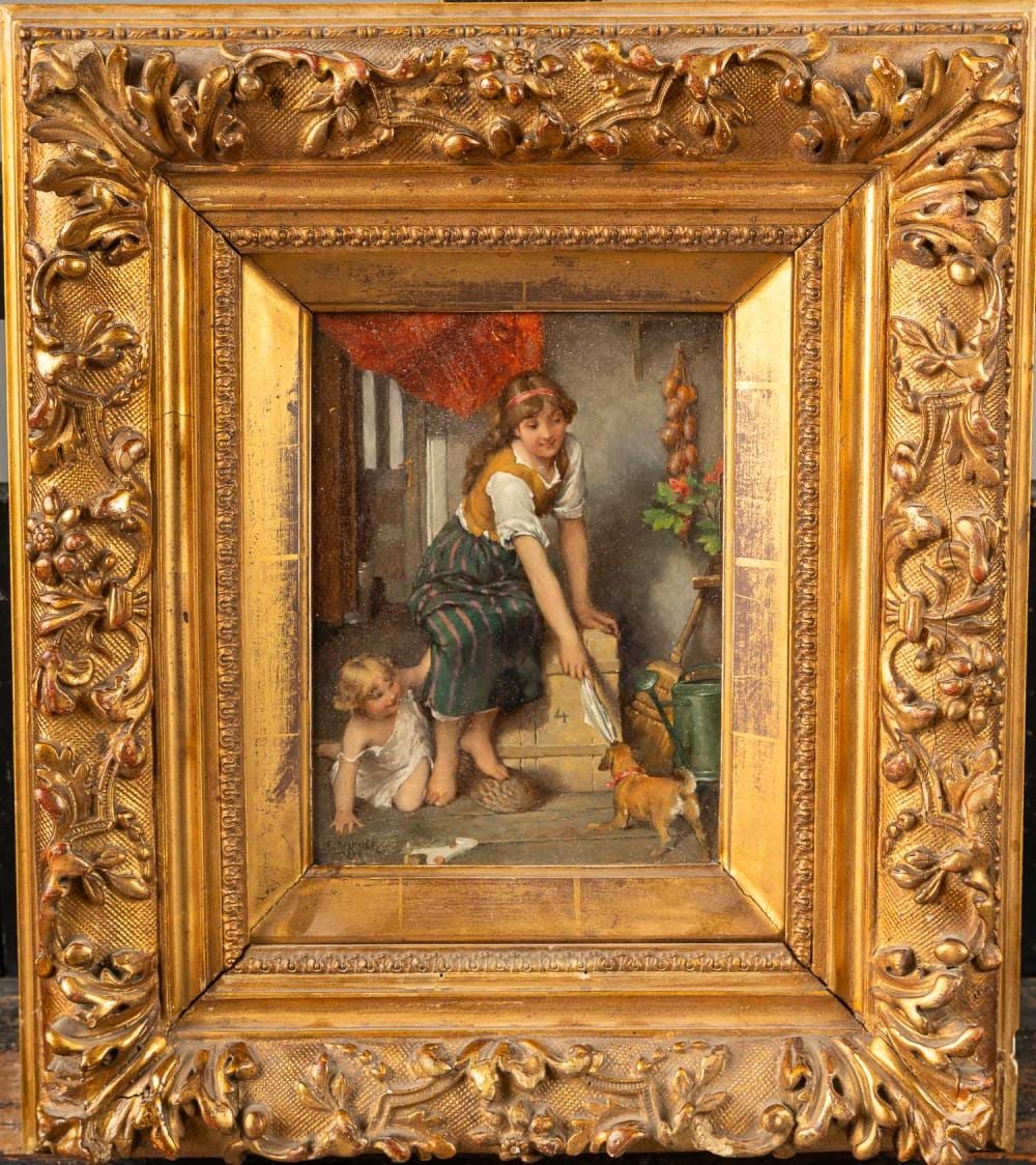 Emile Munier comparable auction result: emile munier 1840 1895 attributed