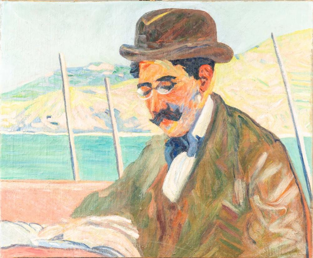 Henri Moret comparable auction result: henry moret 1856 1913 attributed