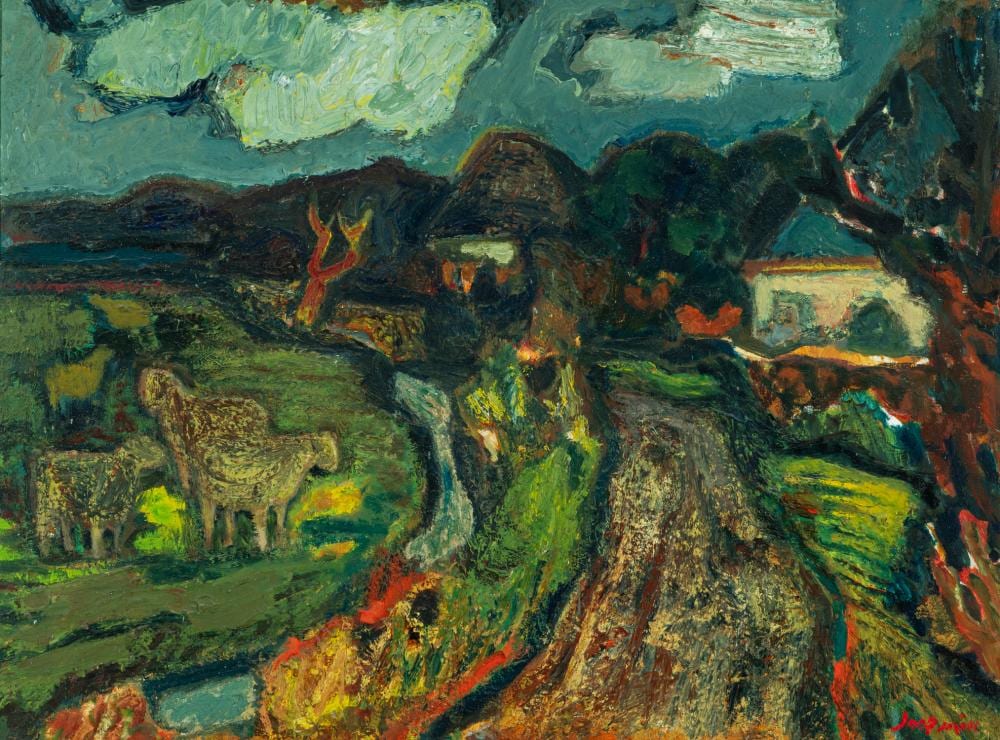 jaap min dutch 1914 1987 wiertdijkje bergen · Adams Amsterdam Auctions · 2025-07-01 Jacob Min comparable auction result: jaap min dutch 1914 1987 wiertdijkje bergen