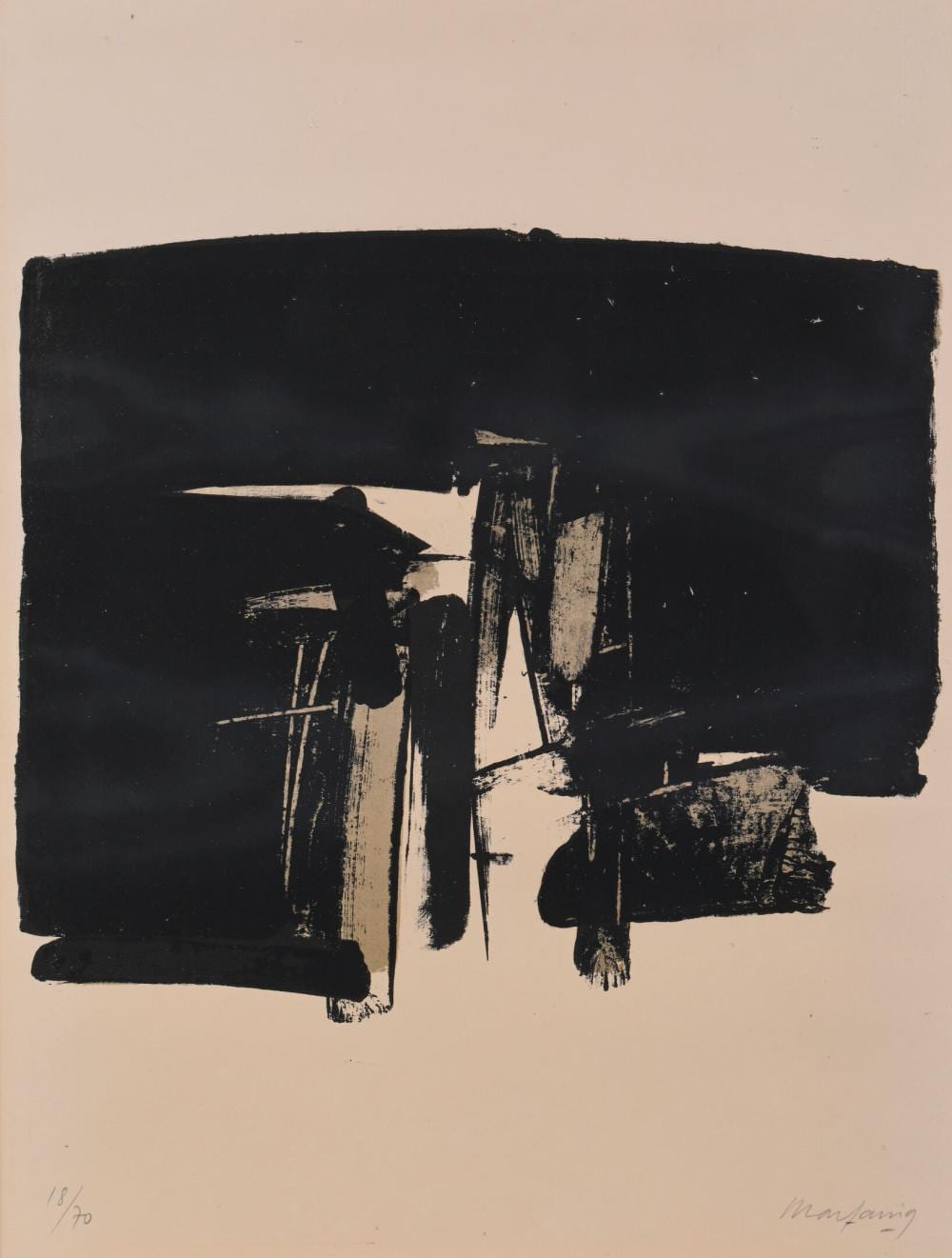 André Marfaing comparable auction result: andr marfaing 1925 1987 sans titre