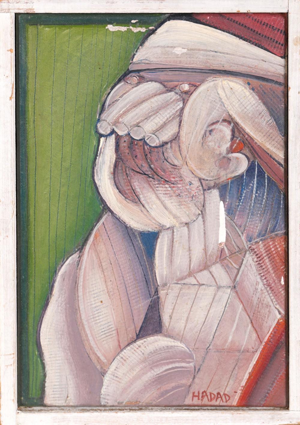 Abraham Hadad comparable auction result: abraham hadad n en 1937 sans titre 1978