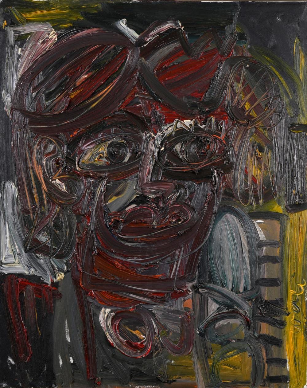 Thierry Loulé comparable auction result: thierry loul n en 1967 portrait f minin