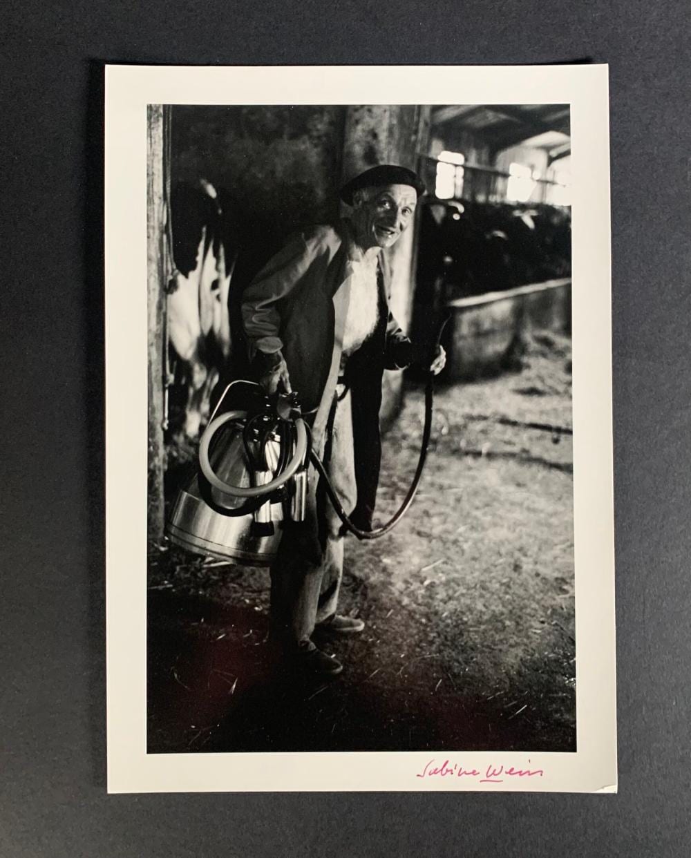 Sabine Weiss comparable auction result: sabine weiss 1924 2021 la traite ferme miquelet labrugui re tarn mai 1992