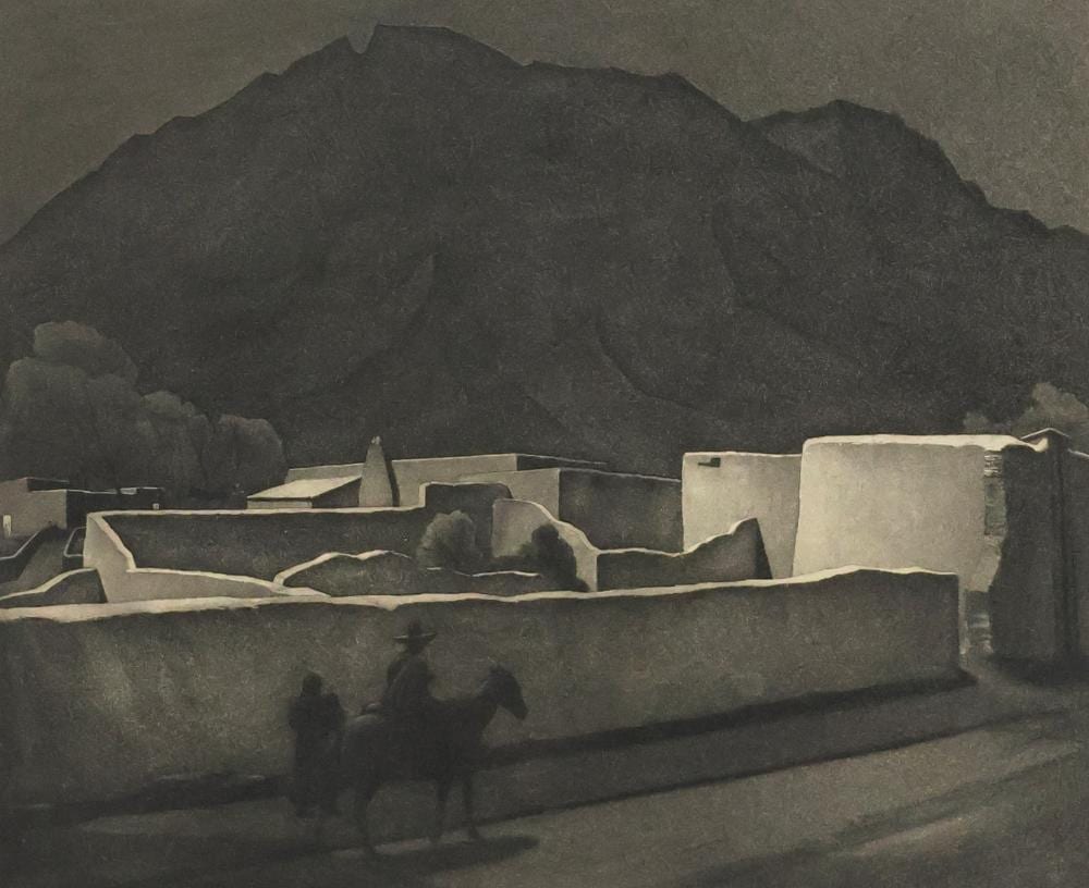 Charles Merrick Capps comparable auction result: charles merrick capps 1898 1981 aquatint etching santa catarina