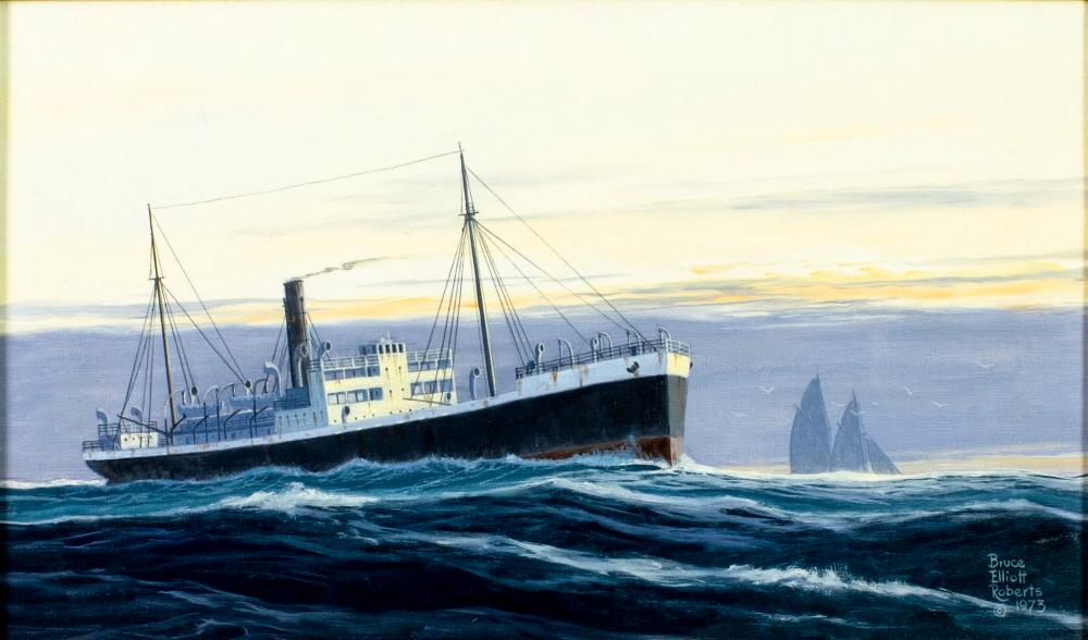 Bruce Elliot Roberts comparable auction result: bruce elliot roberts ny fl 1917 1993 oil painting