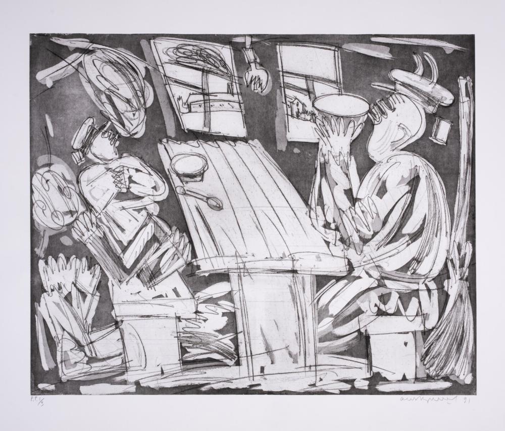 Oleg Kudryashov comparable auction result: oleg kudryashov 1932 2022 untitled no 2126