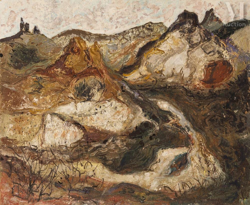 Izaak Celnikier comparable auction result: isaac celnikier varsovie 1923 ivry sur seine 2011 paysage aux collines