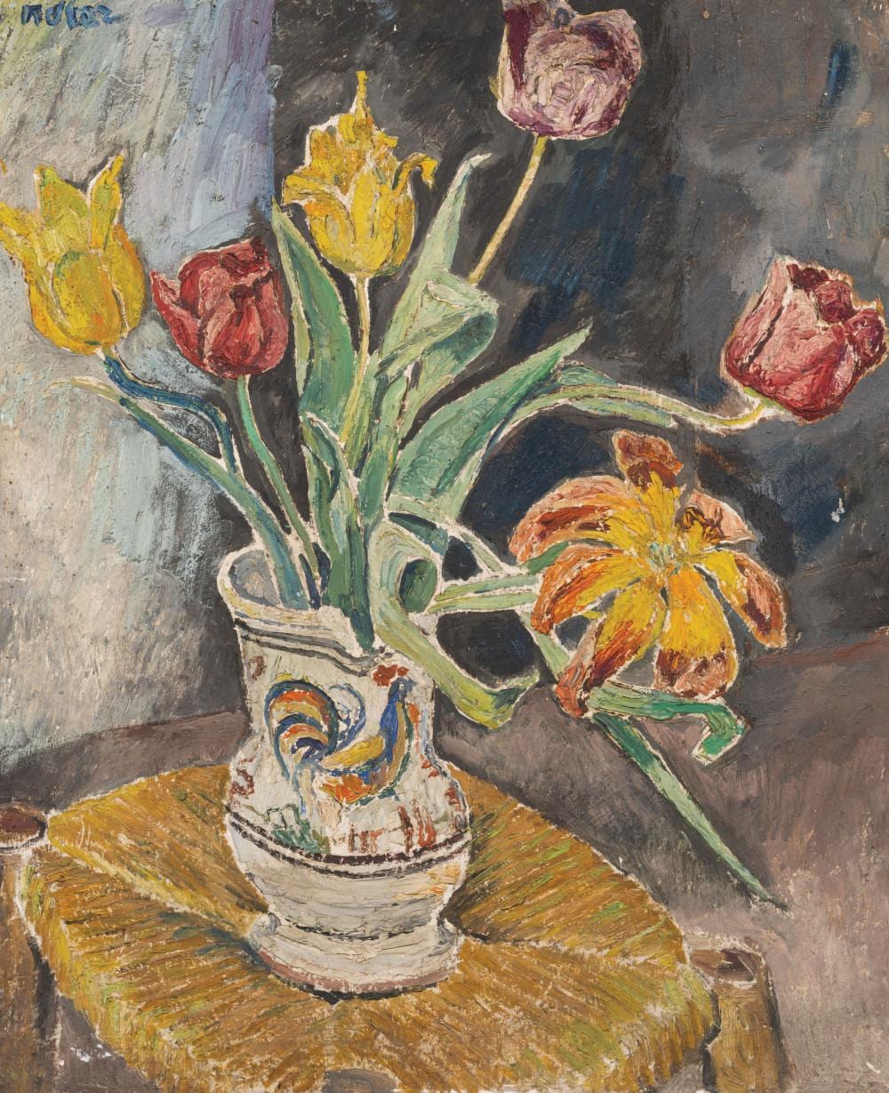 Mela Muter comparable auction result: mela muter varsovie 1876 paris 1967 pot de tulipes