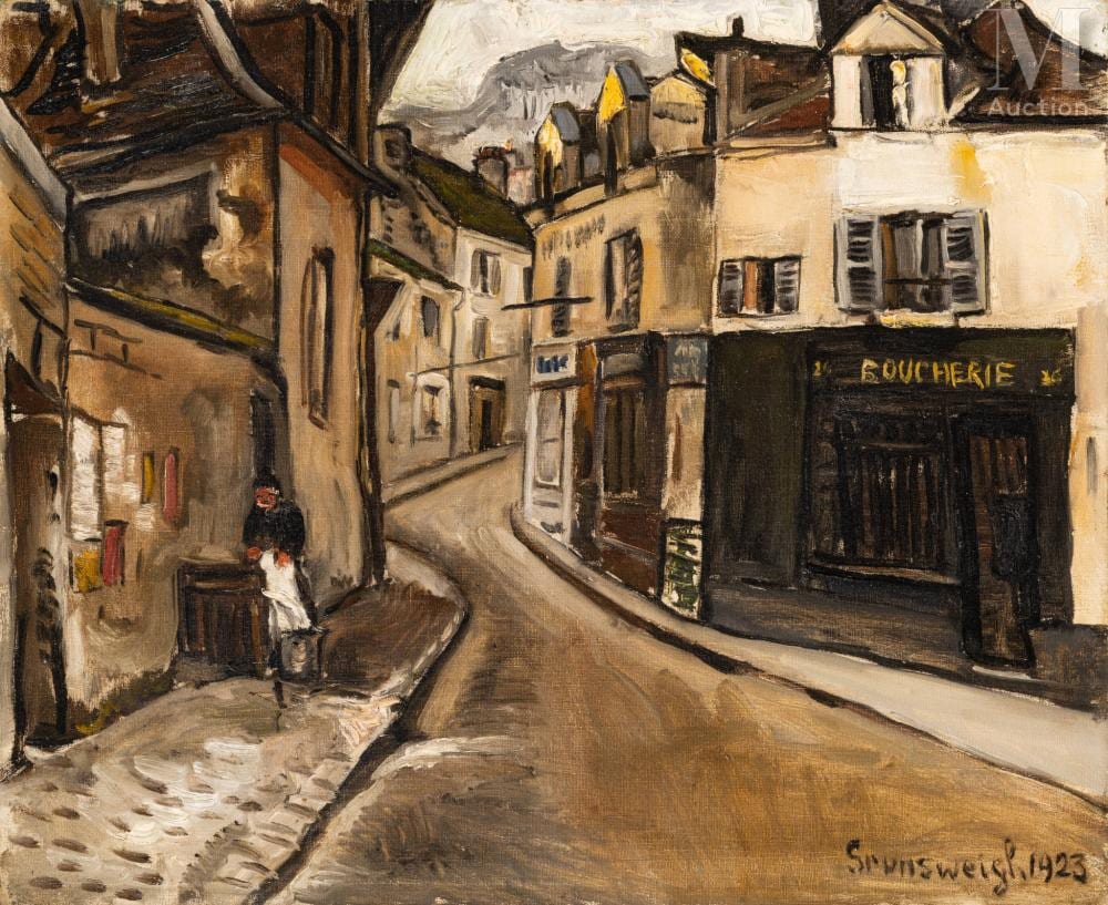 nathan grunsweigh cracovie 1880 paris 1956 la rue de la boucherie · Millon & Associes · 2025-06-27 Nathan Grunsweigh comparable auction result: nathan grunsweigh cracovie 1880 paris 1956 la rue de la boucherie