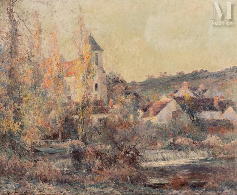 Michel Korochansky comparable auction result: michel korochansky odessa 1866 montigny sur loing 1925 le clocher