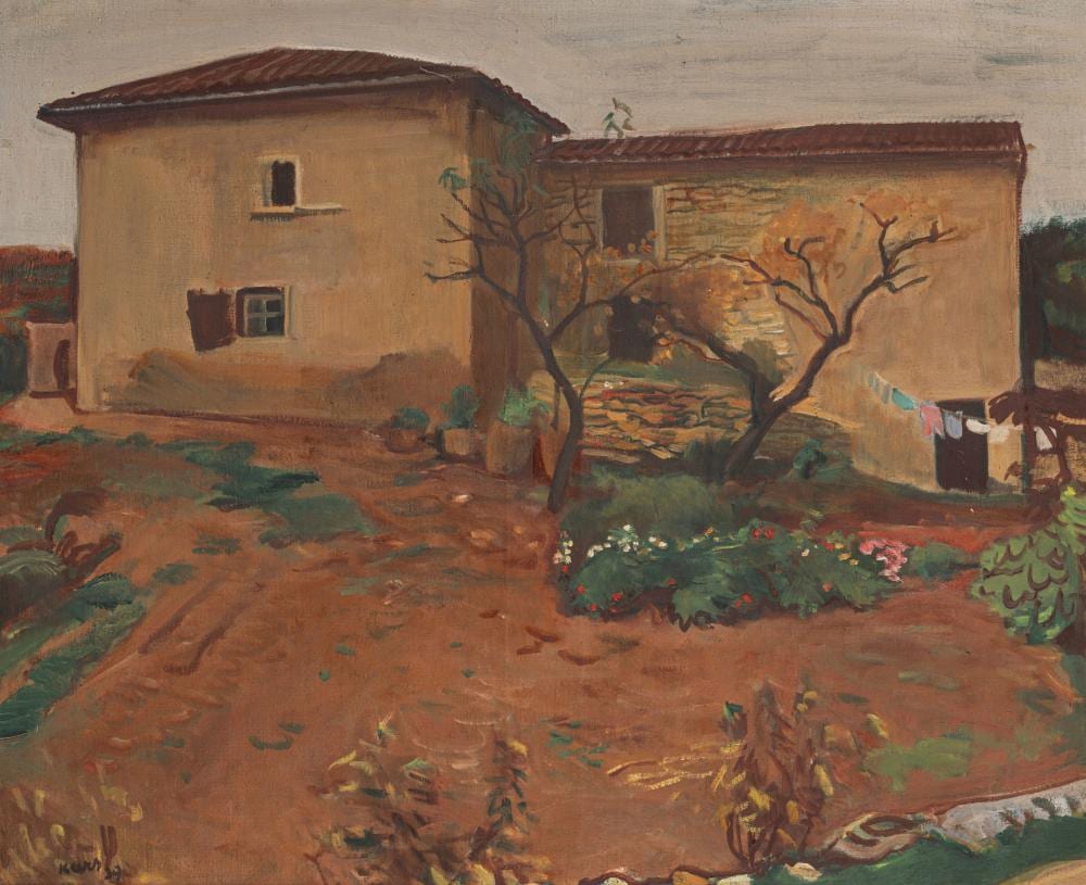 Georges Kars comparable auction result: georges kars kralupy 1880 gen ve 1945 la maison du vigneron anse