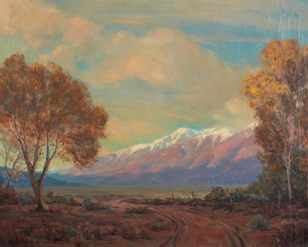 Leland S. Curtis comparable auction result: leland s curtis american 1897 1989 owens valley oil on canvas 24 x 30in 61 x76 cm