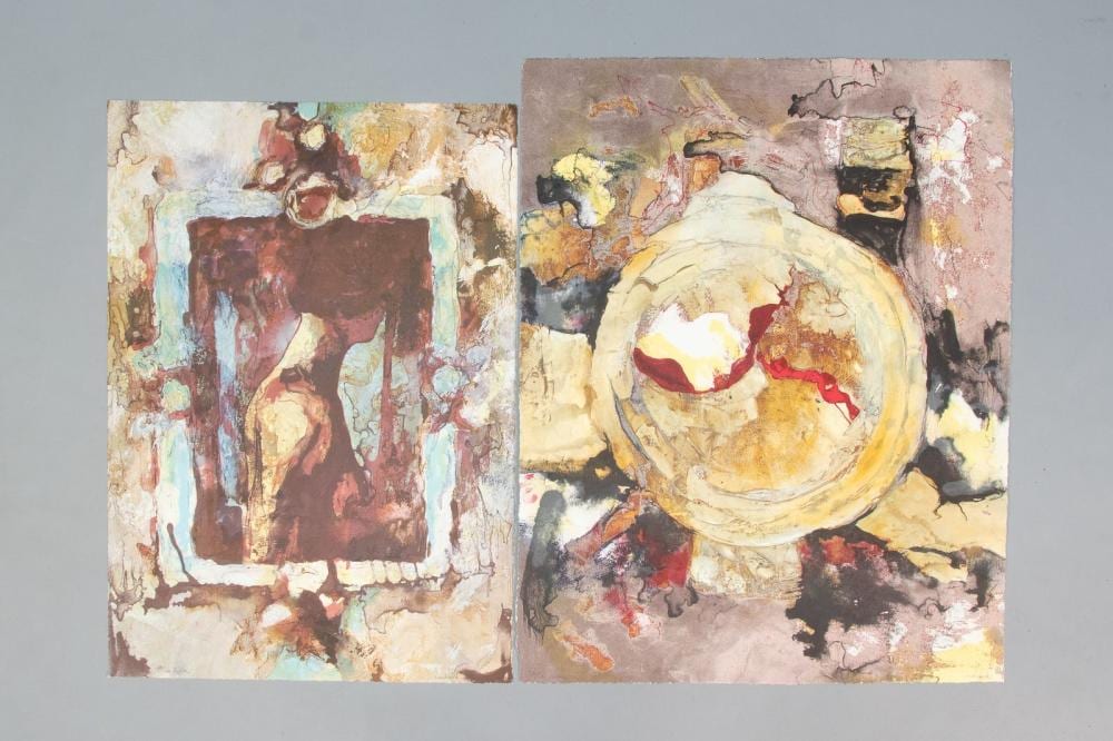 Hans Vanhorck comparable auction result: hans vanhorck 1952 vrouw in venster compositie met cirkel