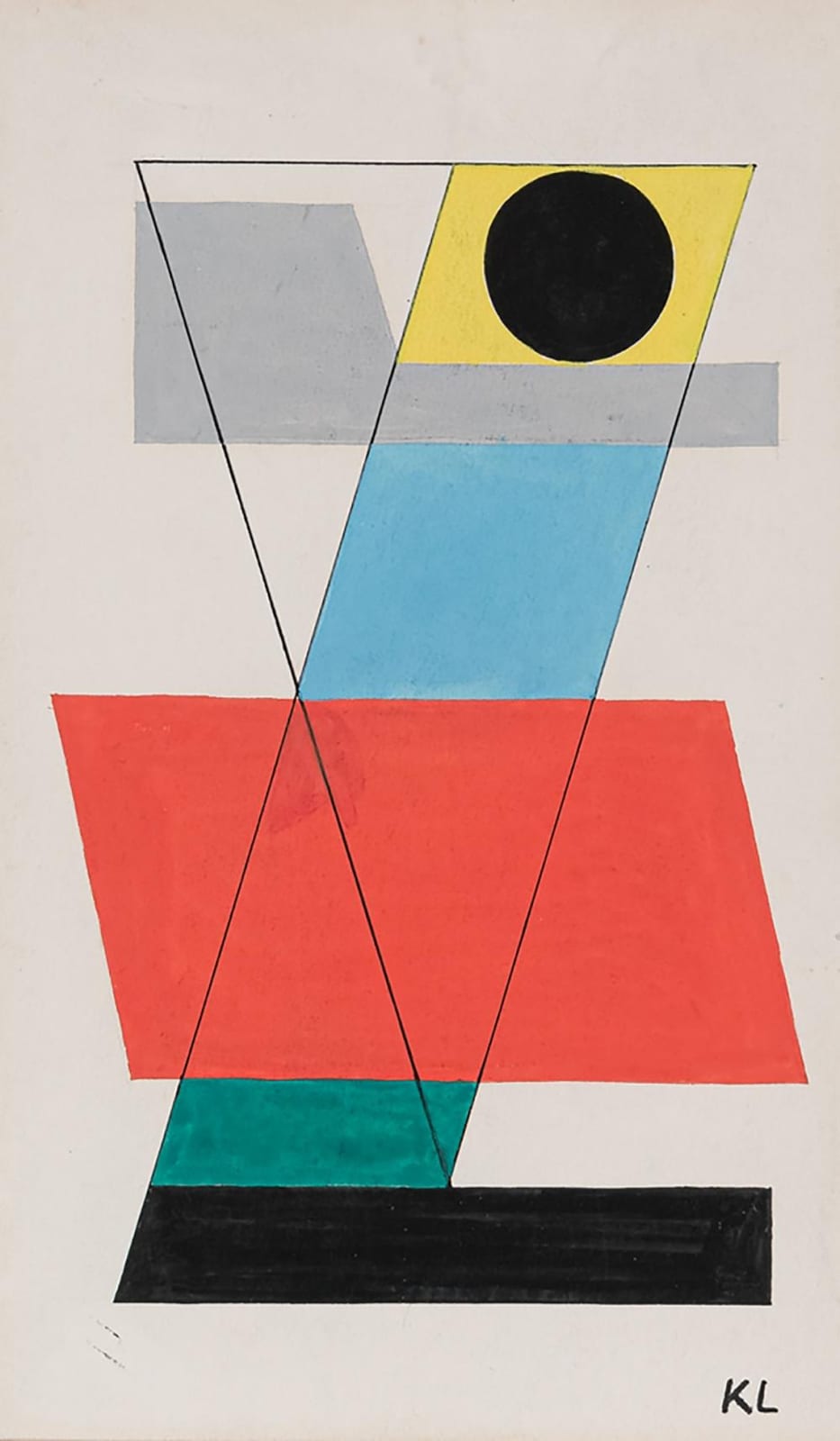 Lajos Kassák comparable auction result: lajos kass k