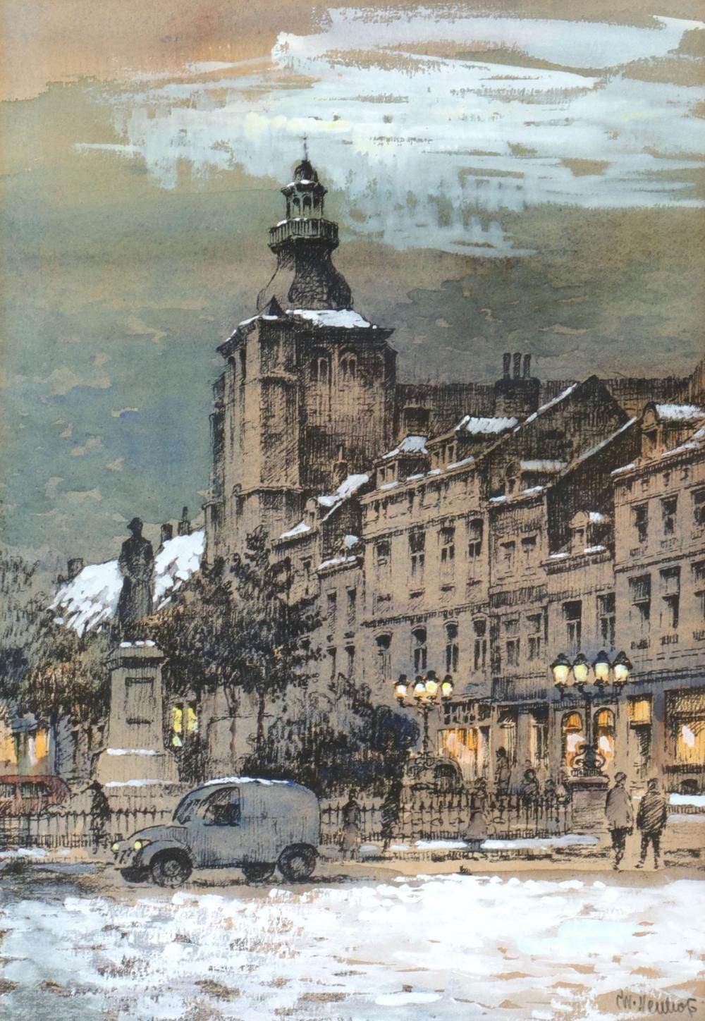 Walthère Joseph Neuhof comparable auction result: walter neuhof 1904 1982