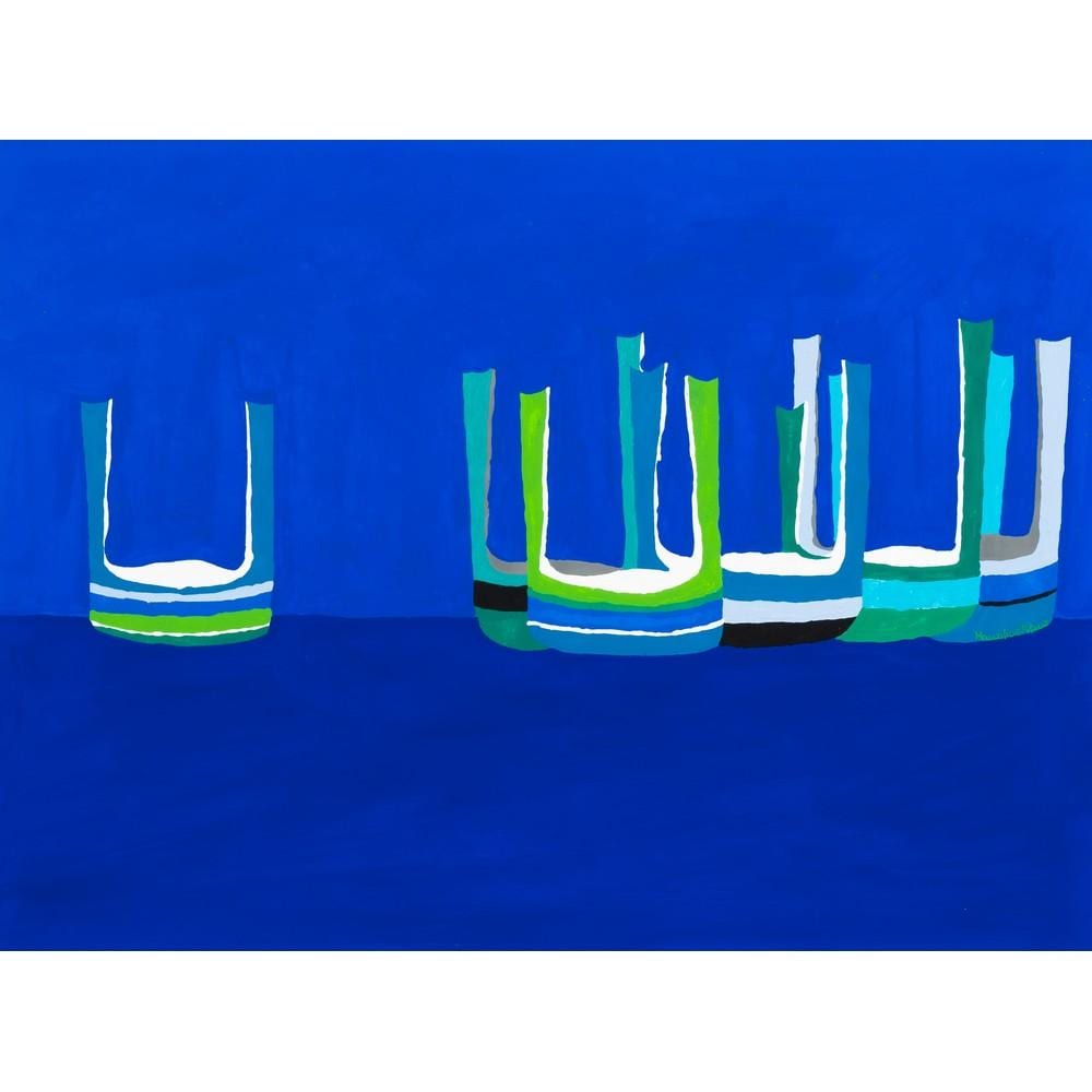 Maurilio Catalano comparable auction result: maurilio catalano barche di notte olio su tela