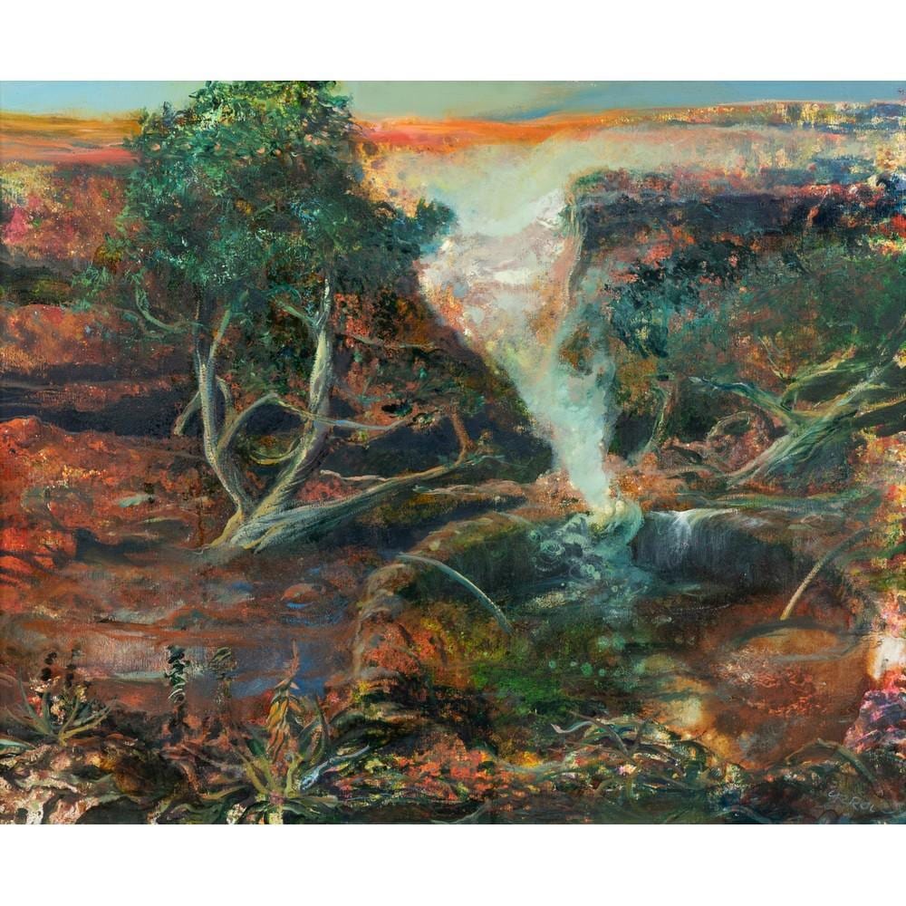 Robert Carroll comparable auction result: robert carroll paesaggio olio su tela