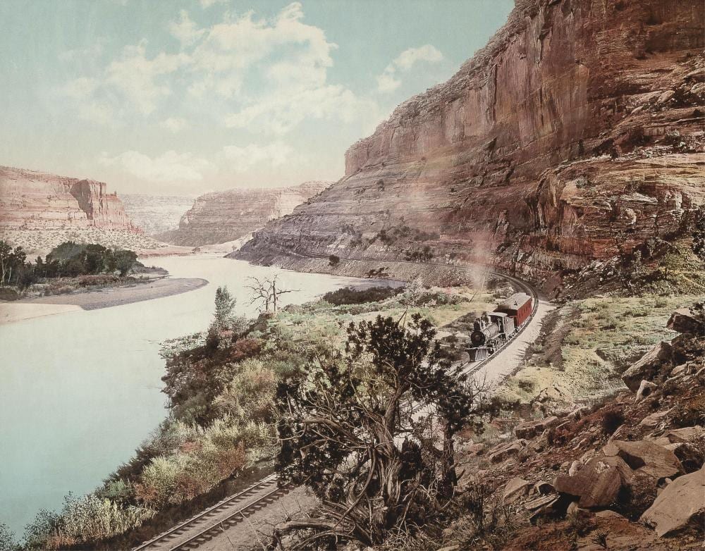 william henry jackson ruby castles canon of the grand utah 1900 · Santa Fe Art Auction · 2025-06-18 William Henry Jackson comparable auction result: william henry jackson ruby castles canon of the grand utah 1900