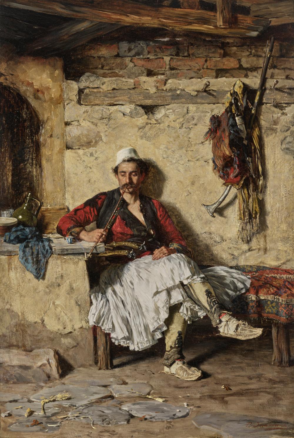 Paule Vézelay comparable auction result: paul joanovits jovanowich vr ac 1859 1957 vienna the resting sentine