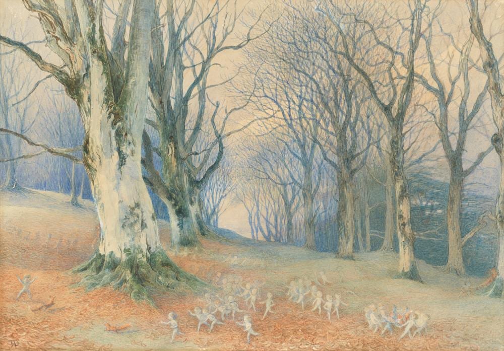 richard doyle london 1824 1883 fairies and squirrels in a forest pencil · Christie's · 2025-07-02 Richard Doyle comparable auction result: richard doyle london 1824 1883 fairies and squirrels in a forest pencil
