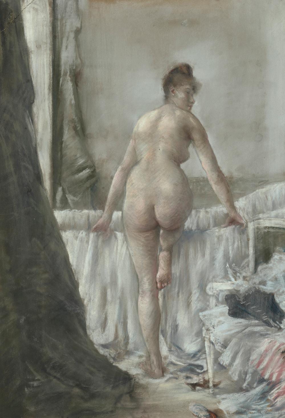 Norbert Goeneutte comparable auction result: norbert goeneutte paris 1854 1894 auvers sur oise victorine meurant by