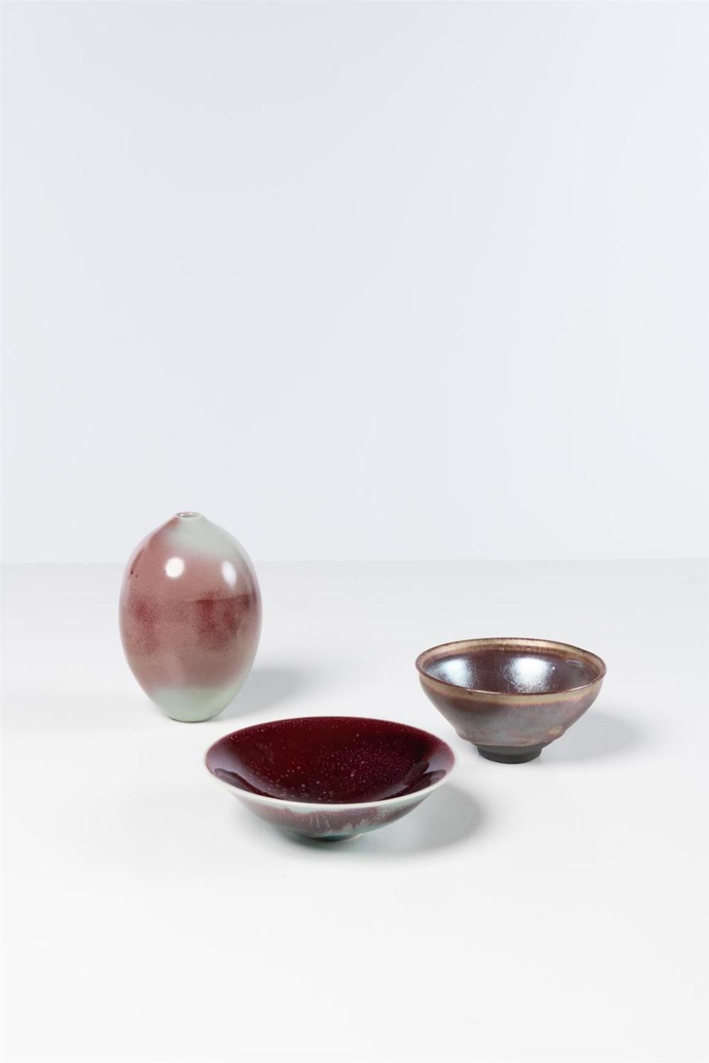 Jean Girel comparable auction result: jean girel b 1947 a soliflore and two bowls