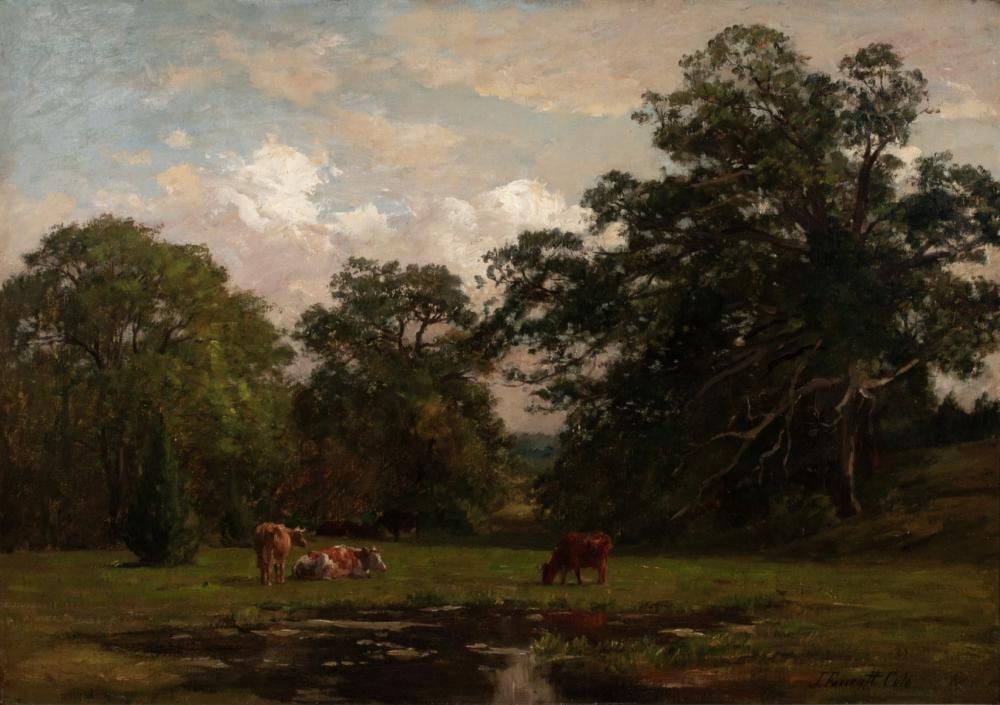 Joseph Foxcroft Cole comparable auction result: joseph foxcroft cole 1837 1892 oil on canvas