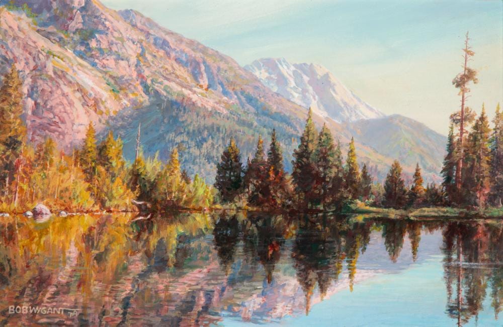 Bob Wygant comparable auction result: bob wygant 1927 2008 western landscape oil on board